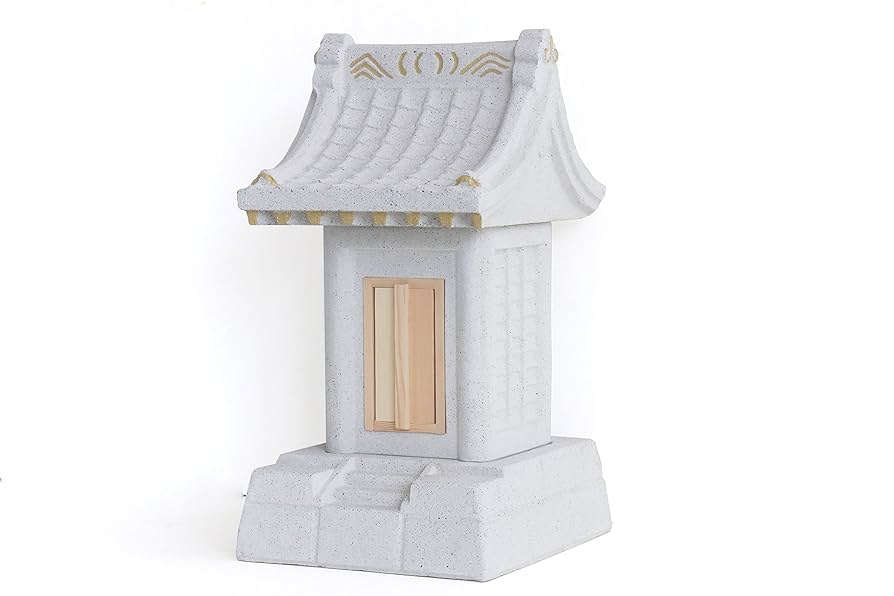 Amazon｜やまこう 地の神様 氏神様 コンクリート製 社 （やしろ
